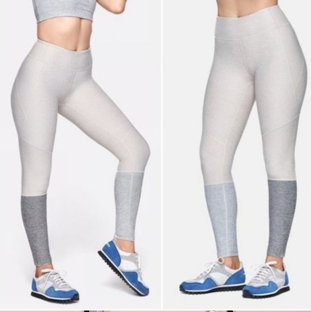 Outdoor Voices dipped warmup leggings